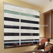 Moderno jacquard design zebra cego cortina arco-íris cego